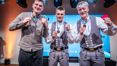 Jakob Distler holt Goldmedaille im Wettbewerb der Beton- und Stahlbetonbauer